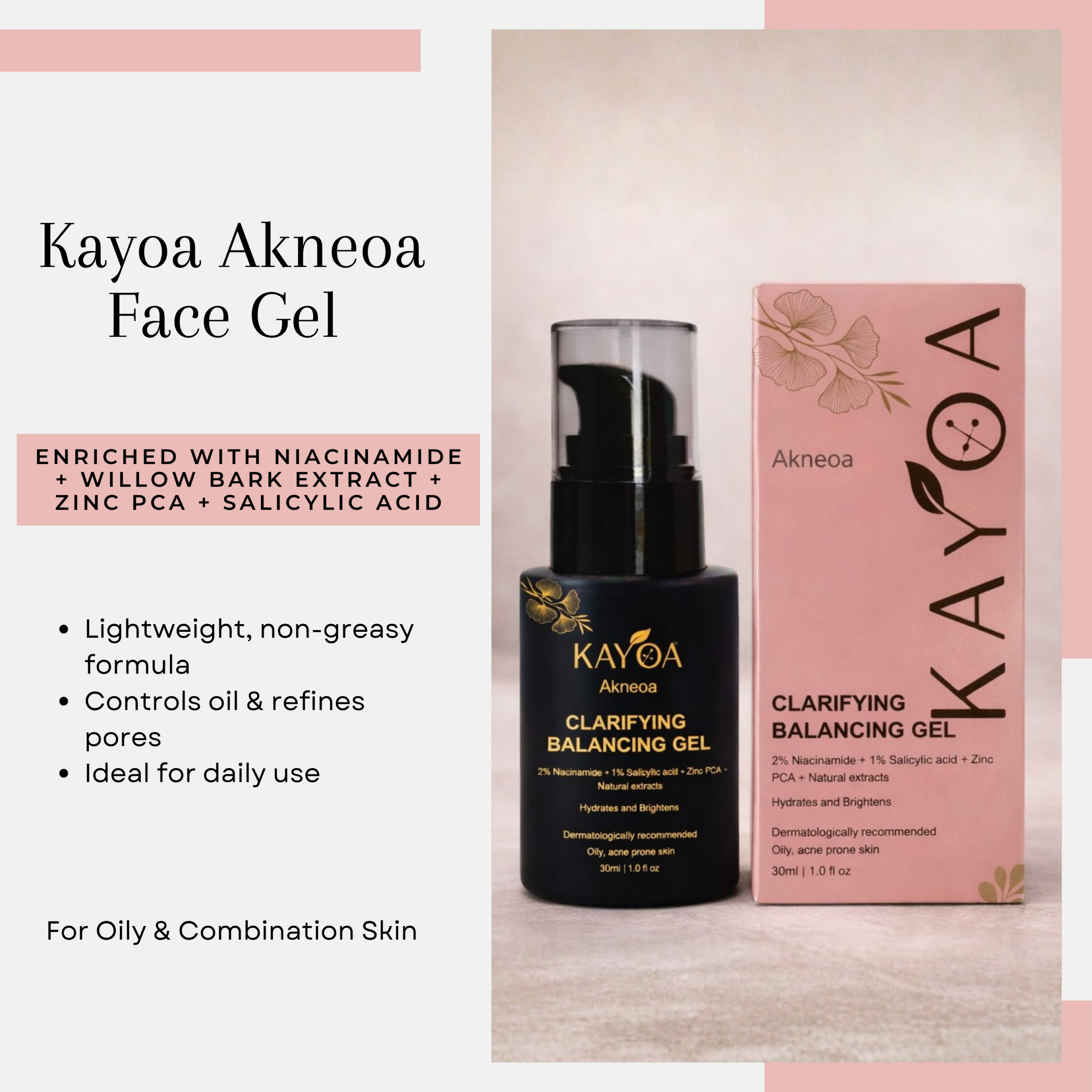 KAYOA Akneoa Facial Clarifying & Balancing Gel