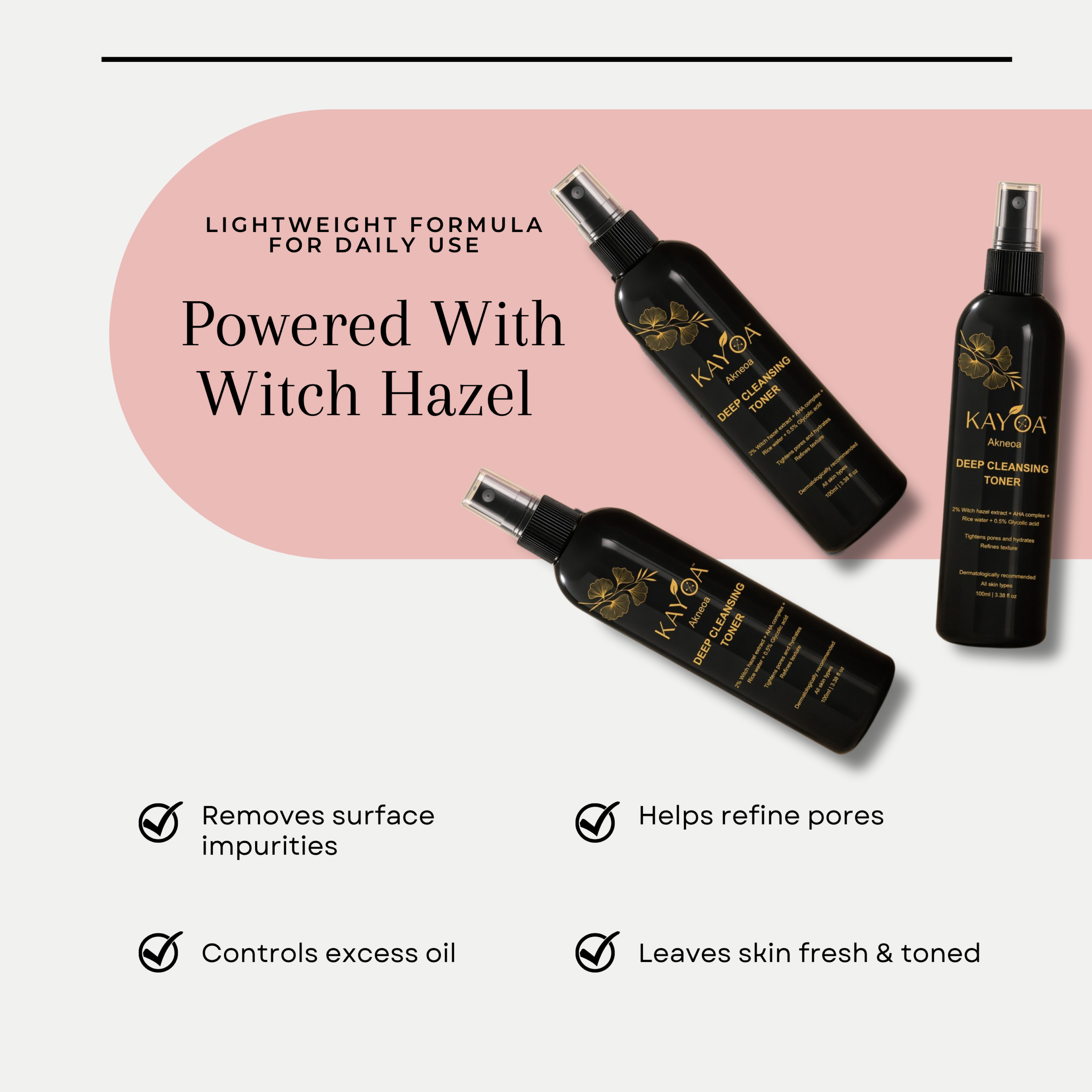 KAYOA Akneoa Deep Cleansing Toner - Image 2