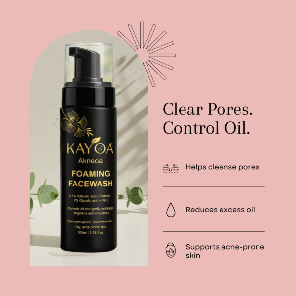 Kayoa KAYOA Akneoa Aqua Foam Face Wash – KAYOA – Science-Backed Skincare for ...