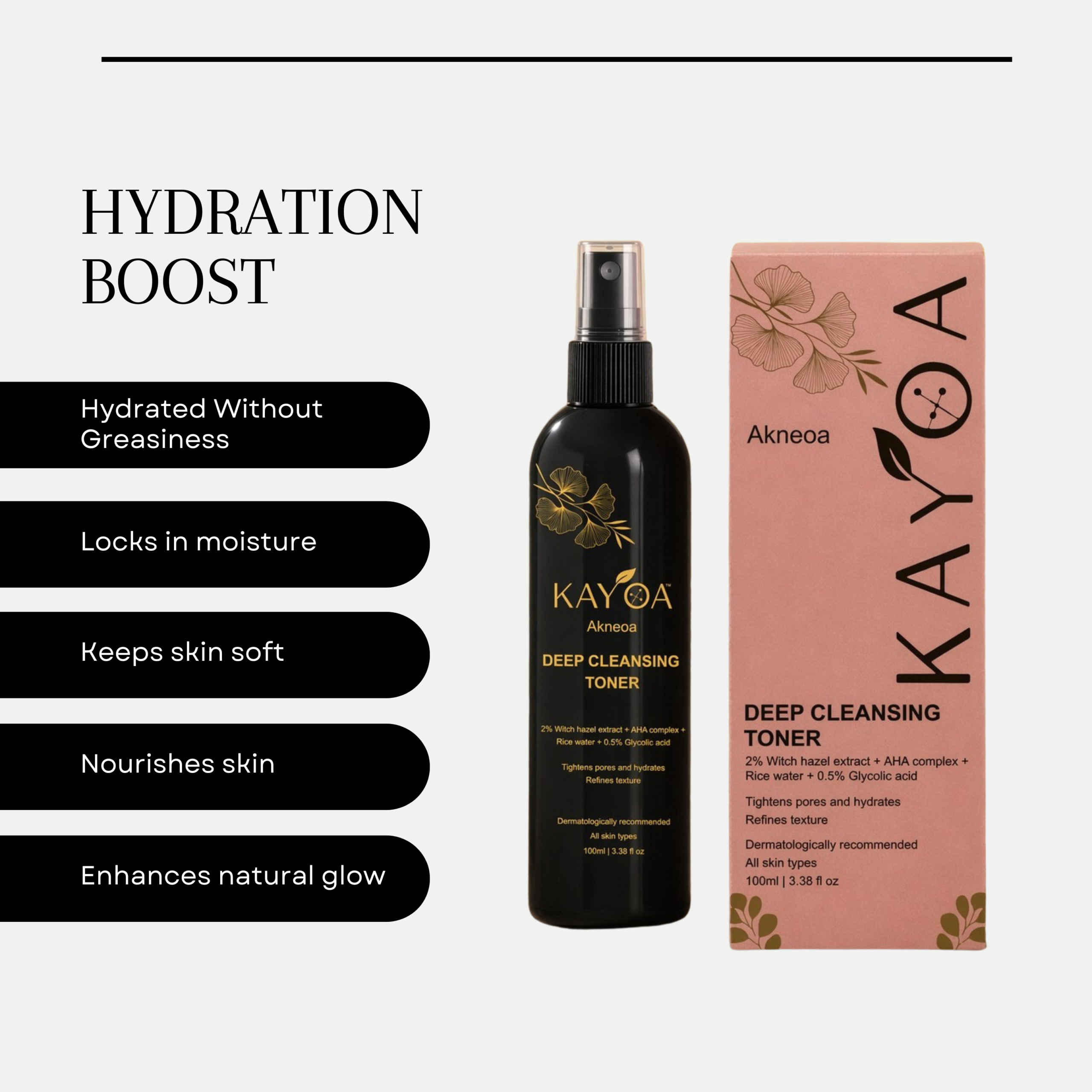 KAYOA Akneoa Deep Cleansing Toner - Image 6