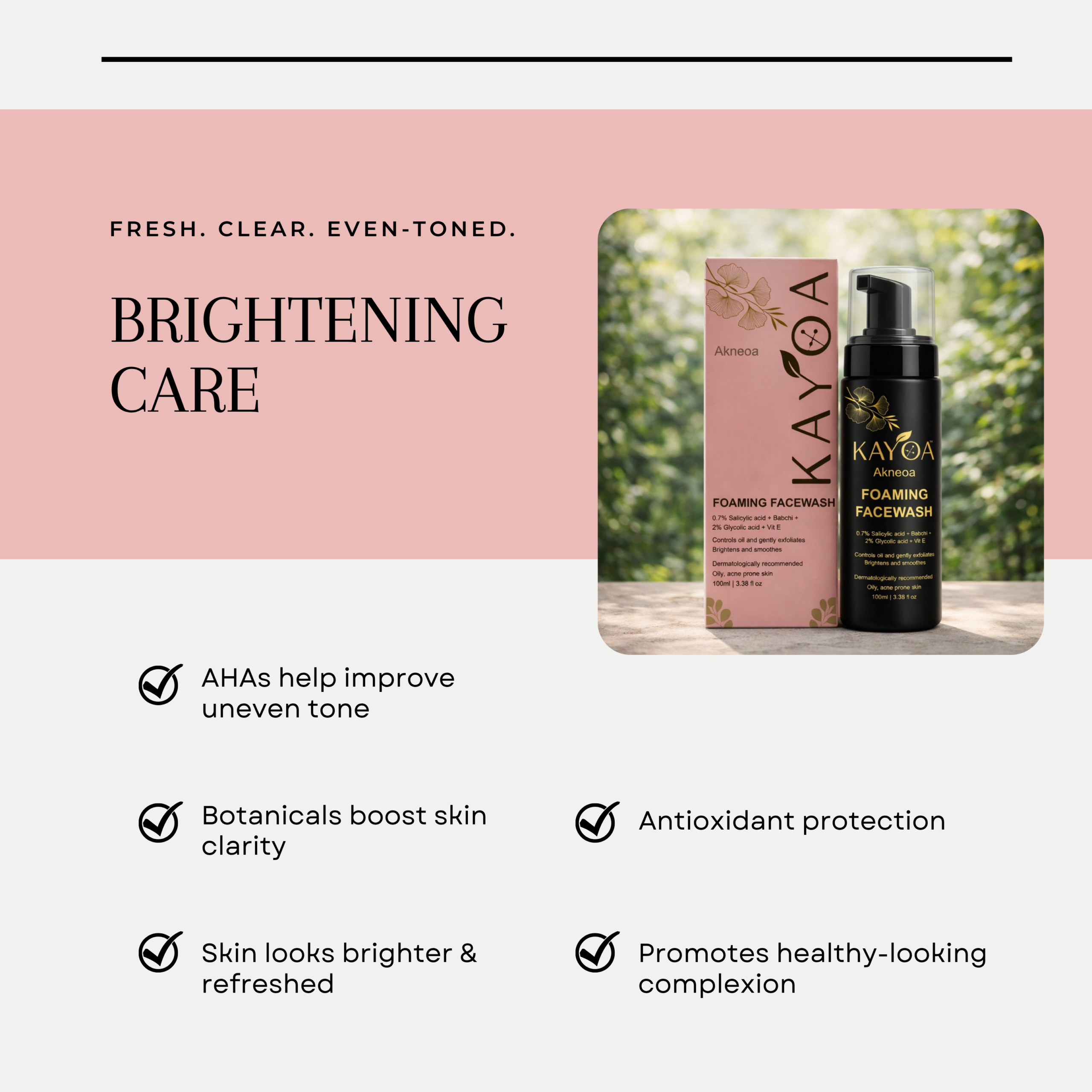 KAYOA Akneoa Aqua Foam Face Wash - Image 6