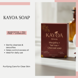 KAYOA Manjistha Charcoal Soap