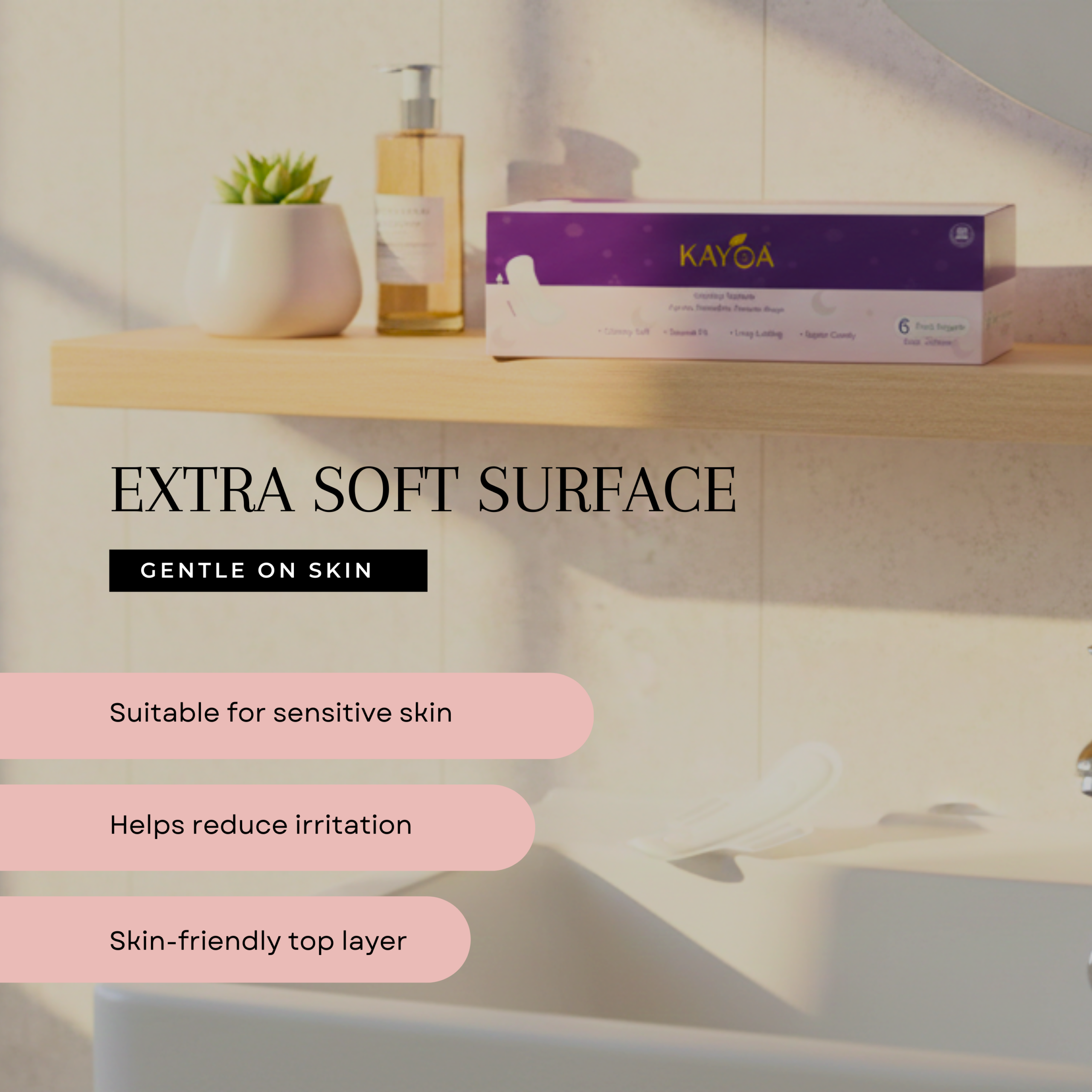 KAYOA XXL Overnight Sanitary Napkins (320 mm) - Image 5