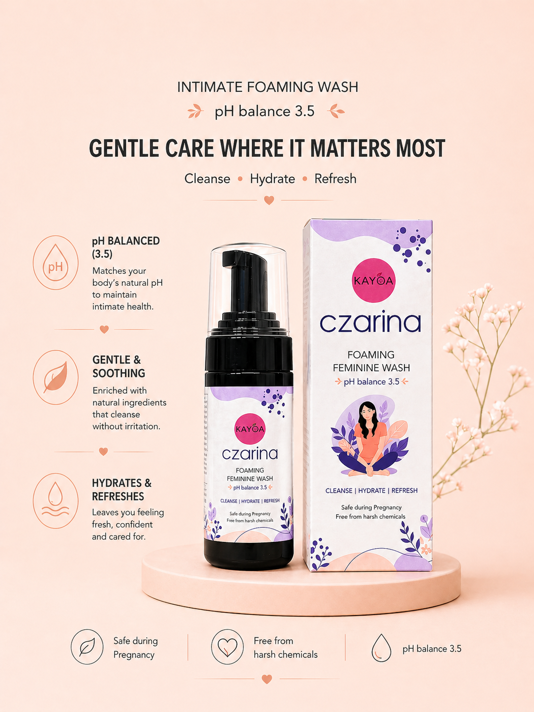 KAYOA Foaming Feminine Wash - Image 2